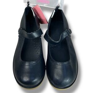 Gymboree Girls 1 Navy Blue Mary Jane Shoes New‎ BTS Preppy School Classic